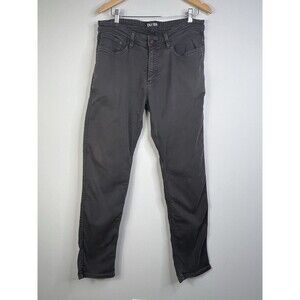 Duer Du/er Jeans Pants Mens Sz 34x32 No Sweat Relaxed Taper Black MFNR1002